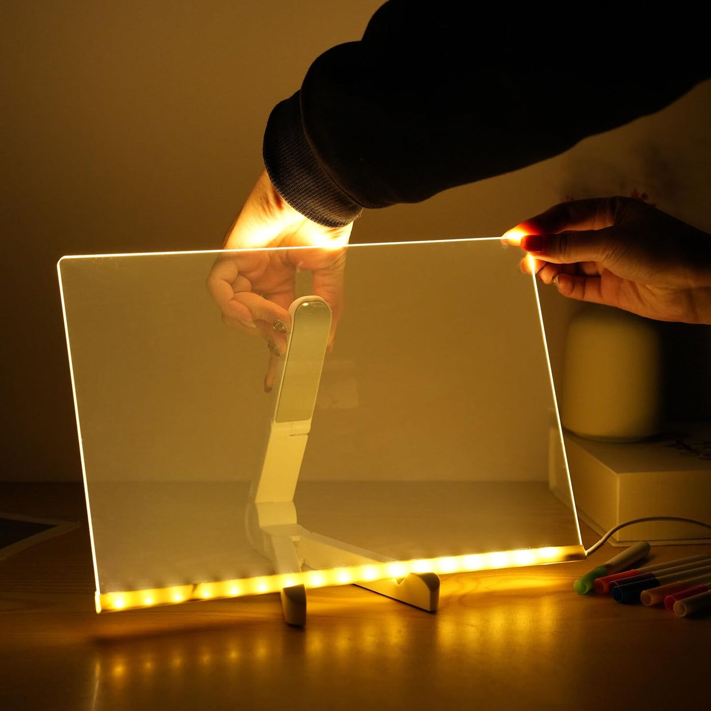 Luminous handwriting board