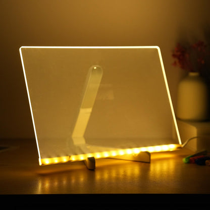 Luminous handwriting board