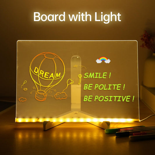 Luminous handwriting board