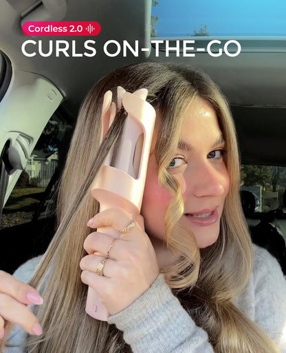 Portable curling iron , Free air cushion comb