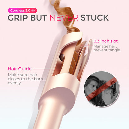 Portable curling iron , Free air cushion comb