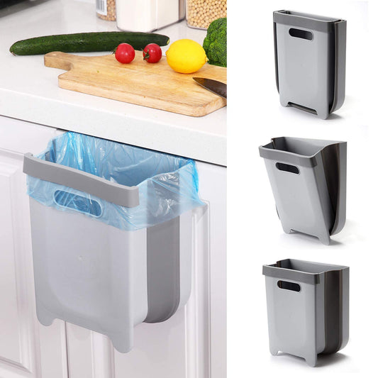 Wall-mounted trash can