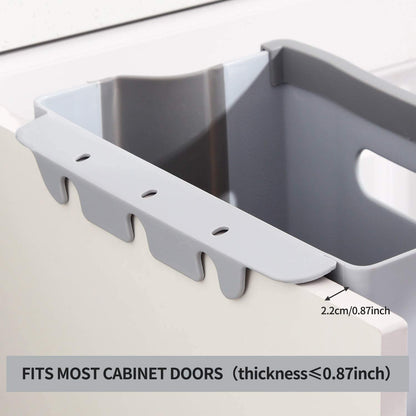 Wall-mounted trash can